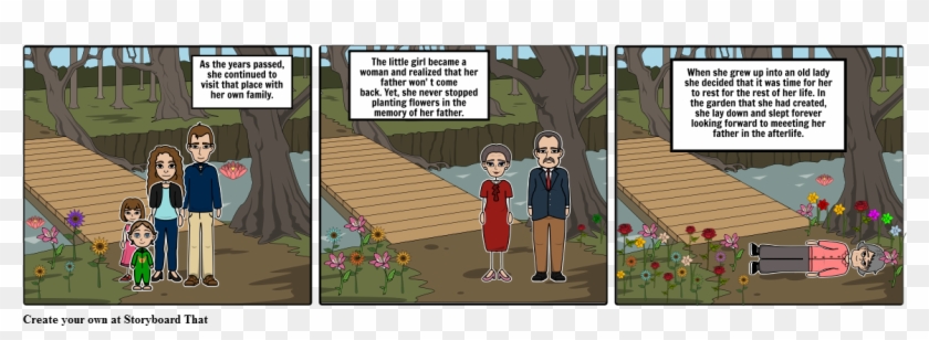 Father And Daughter - Cartoon Clipart
