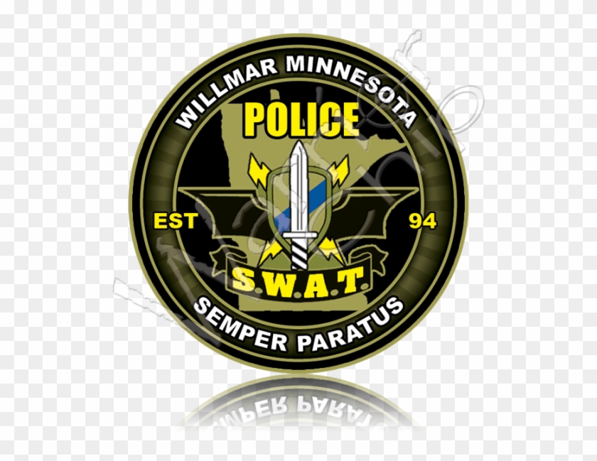 Willmar Minnesota Swat - Emblem Clipart #3565900