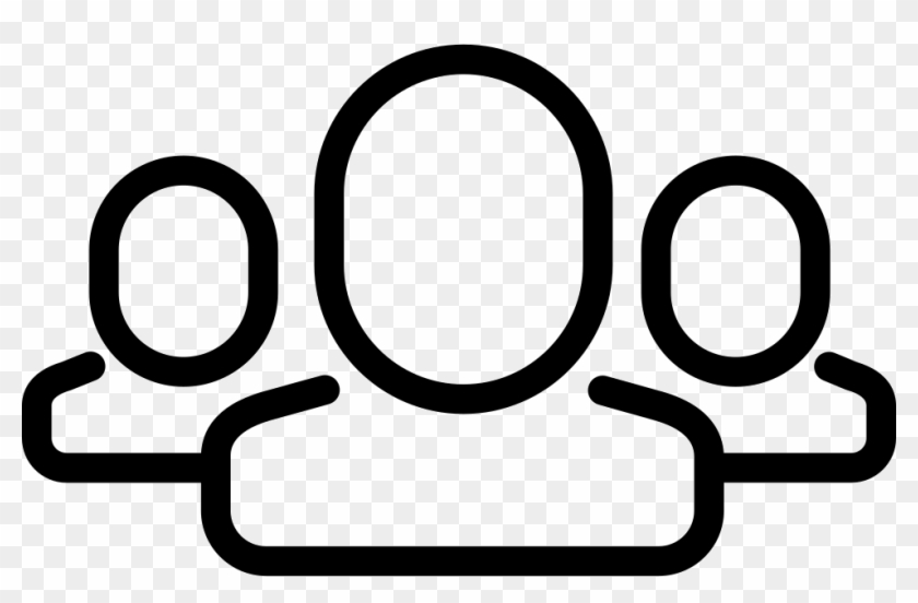 Png File Svg - Three People White Icon Clipart