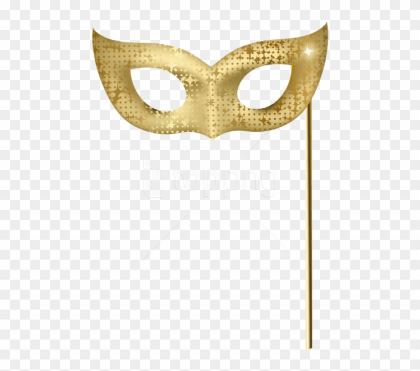 Free Png Gold Carnival Mask Png Images Transparent - Transparent Gold Masquerade Mask Clipart