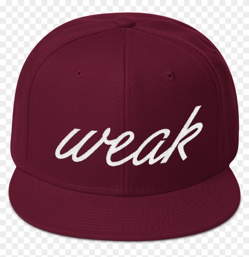 Maroon Christian Snapback Hat - Baseball Cap Clipart