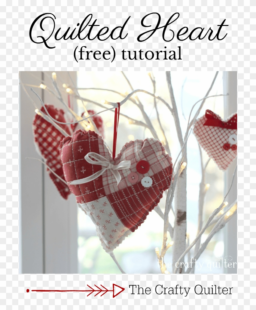 Quilted Heart Tutorial @ The Crafty Quilter Includes - Quilted Hearts Clipart #3567449