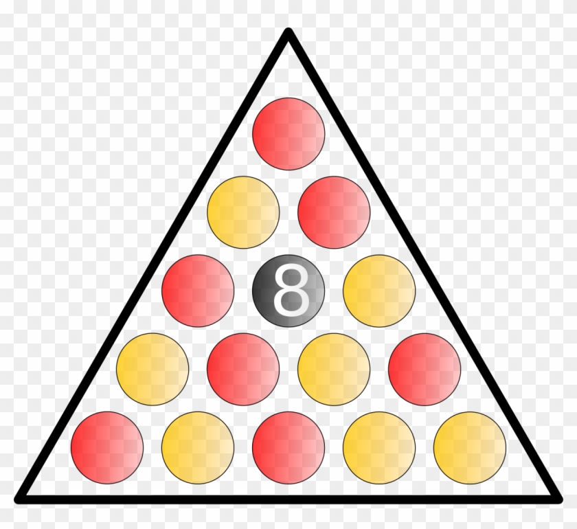 File - Rack 8-pool - Svg - 8 Pool Triangle Clipart