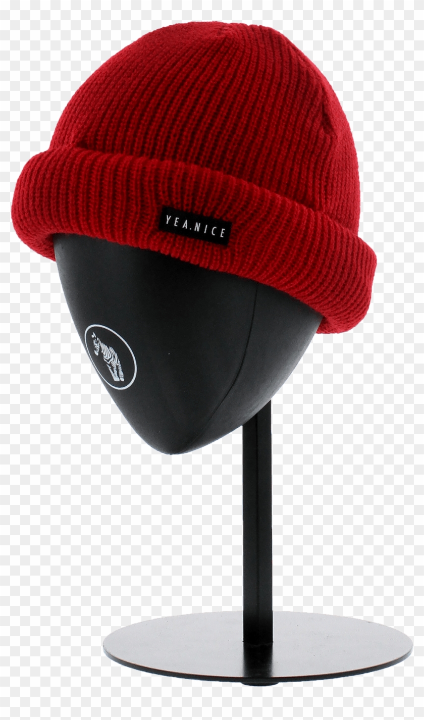 Rolled Beanie - Home - Red - Knit Cap Clipart #3567922