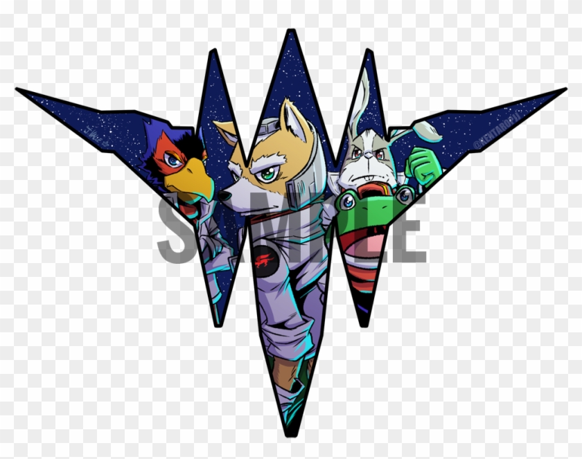 All Aircraft Report Star Fox Vinyl Sticker - Rocket-powered Aircraft Clipart