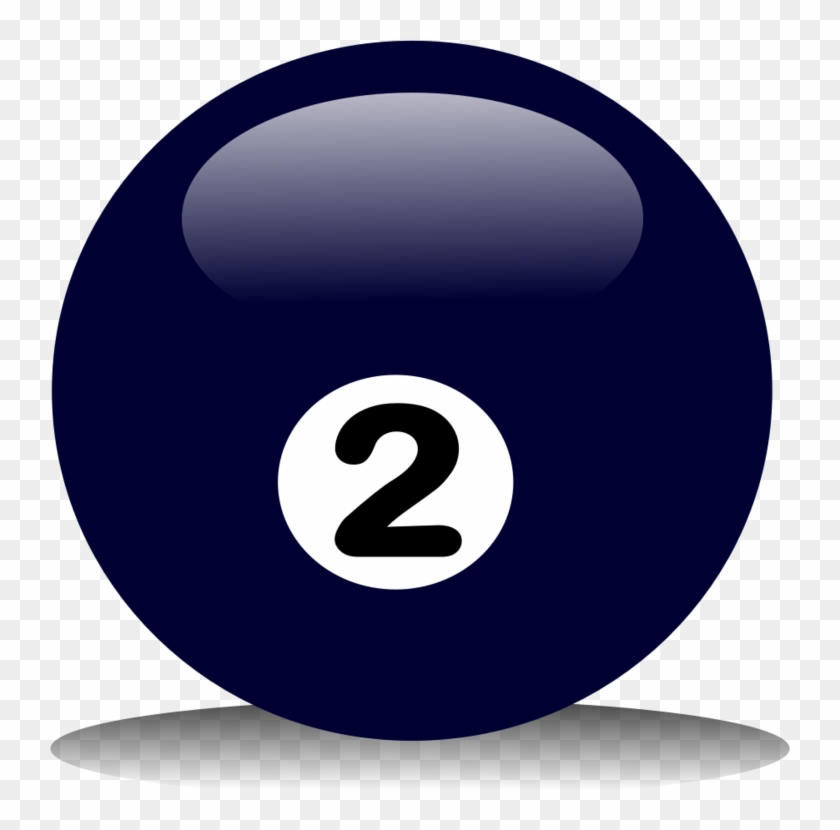Billiard Balls Eight-ball Billiards Pool Snooker - Billiard Balls 2 Clip Art - Png Download