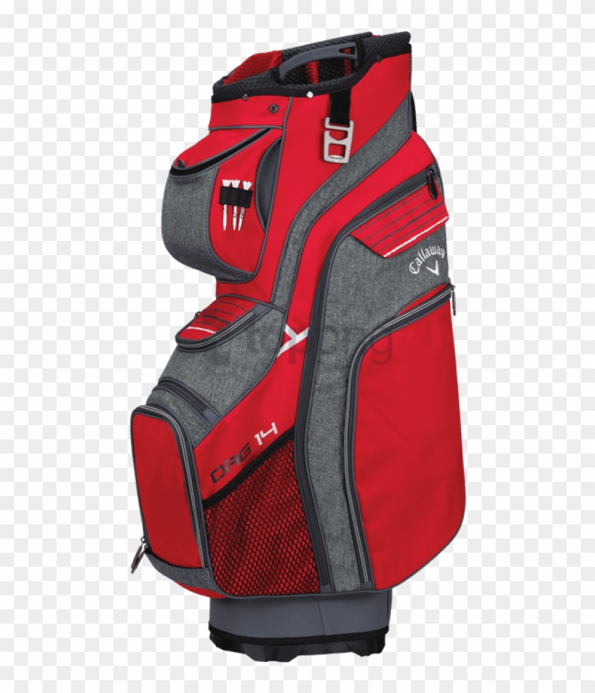 Free Png Callaway Golf Org 14 Cart Bag 2018 Red/titanium/white - Callaway Org 14 Cart Bag Clipart #3568642