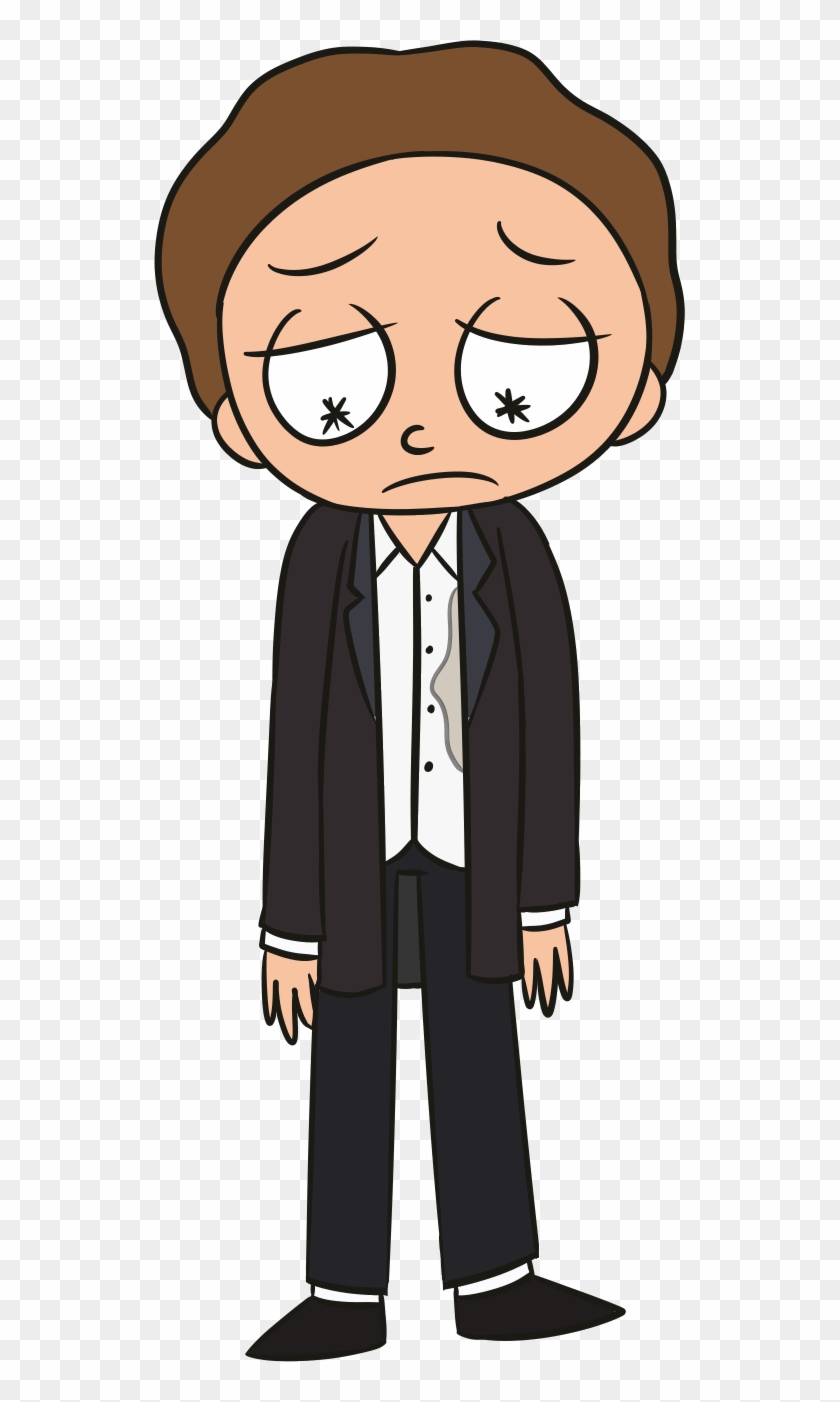 Rick And Morty - Rick And Mort Sad Clipart