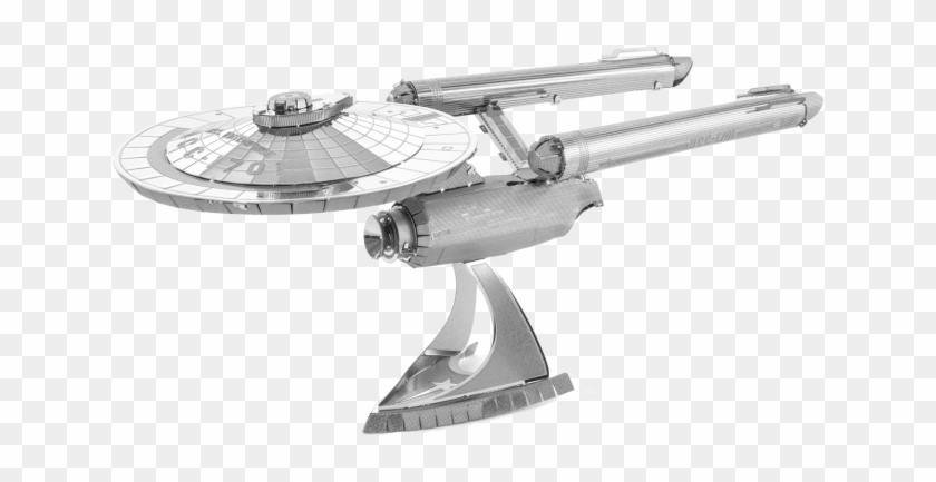 Metal Earth Star Trek Enterprise Ncc-1701 3d Metal - Enterprise Star Trek Metal Clipart #3568933