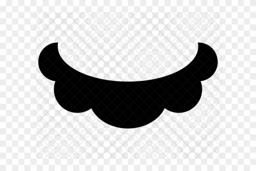 Mustache Clipart Mario - Crescent - Png Download