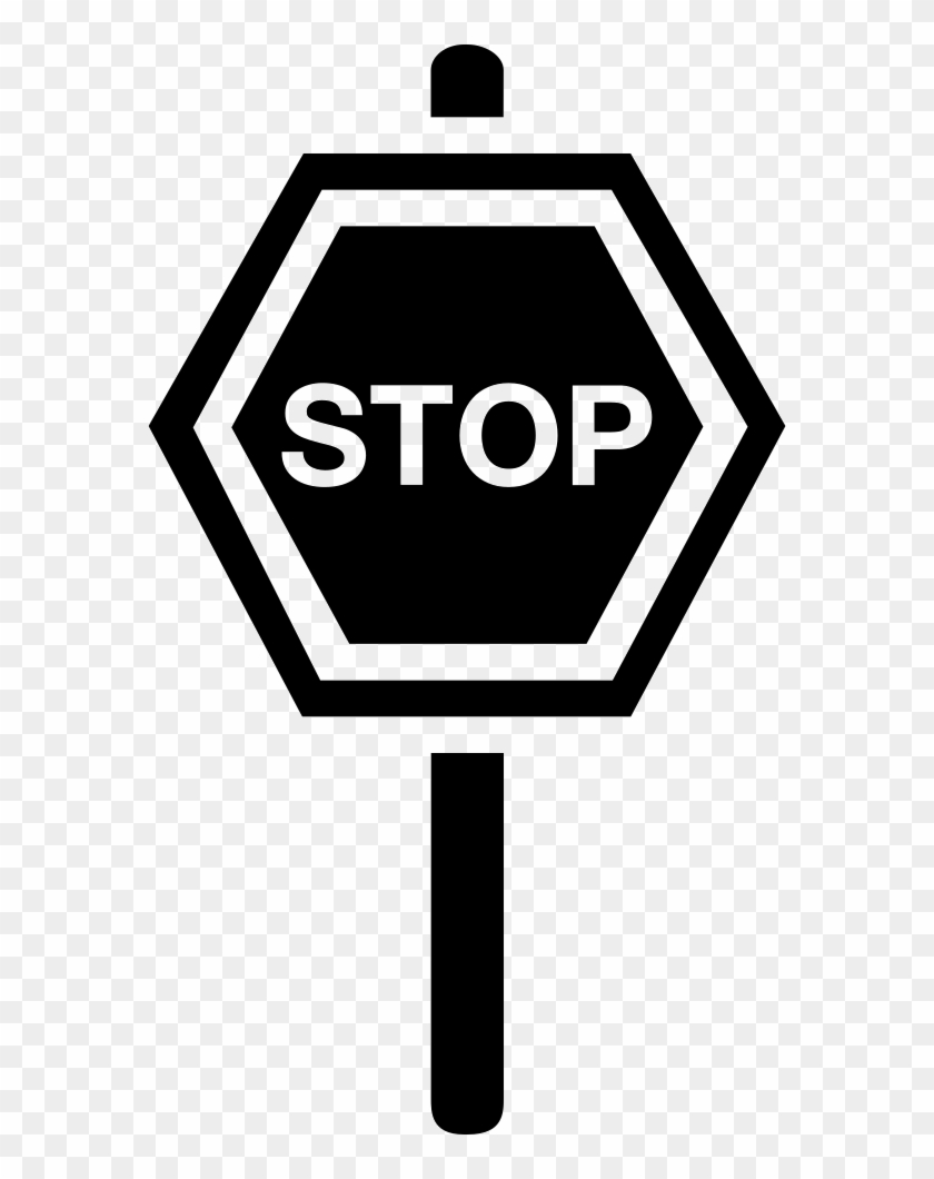 Urban Street Traffic Signal Of Stop In Hexagon On A - National Road Safety Week 2019 Clipart #3569438