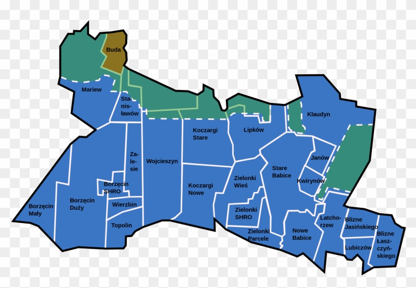 Open - Kampinoski Park Narodowy Mapa Clipart