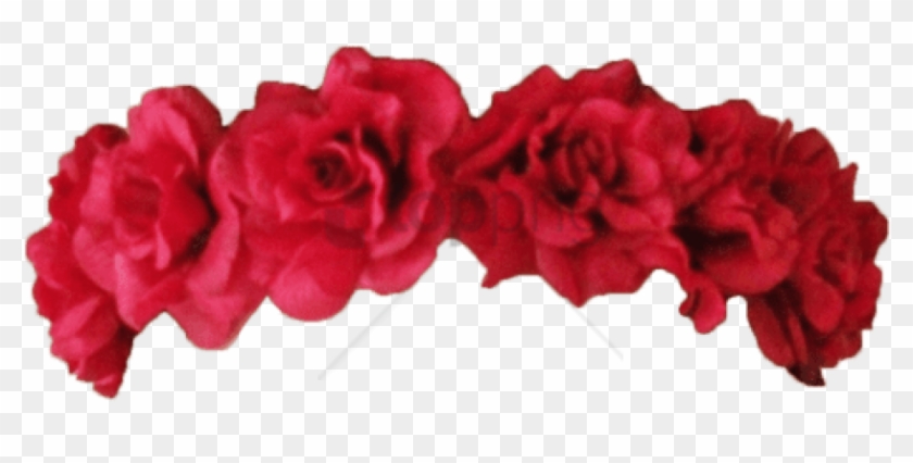 Flower Crown Transparent Overlay Png Image With Transparent - Red Flower Crown Png Clipart