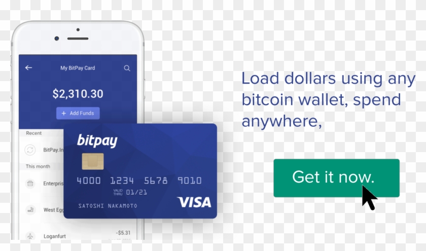Bitcoin Users Who Wish To Order The Bitpay Card Can - Visa Clipart