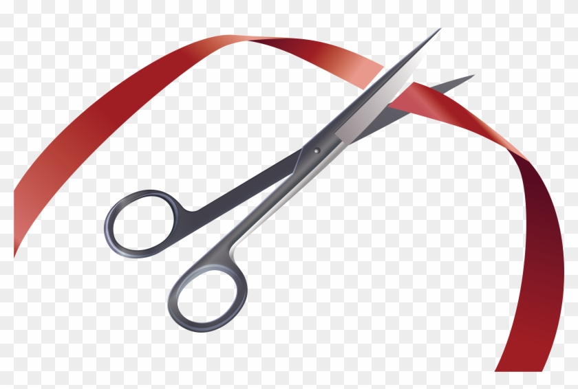 Scissors Ribbon Opening Ceremony Borxf - Surgical Instrument Clipart #3571274