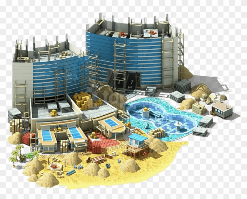 Free Png Coastal Hotel Booking Png - Scale Model Clipart