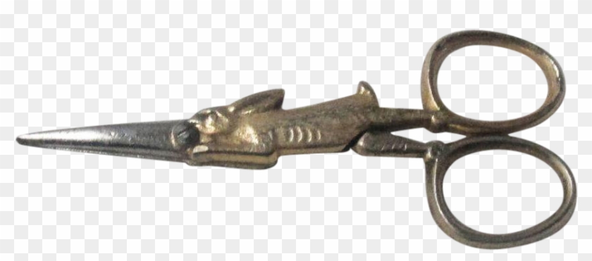 Rabbit Sewing Scissors,made In Germany Antique Miniature - Scissors Clipart #3571576
