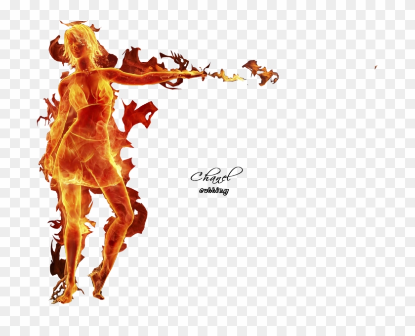 Girl On Fire - Girl On Fire Png Clipart #3571789