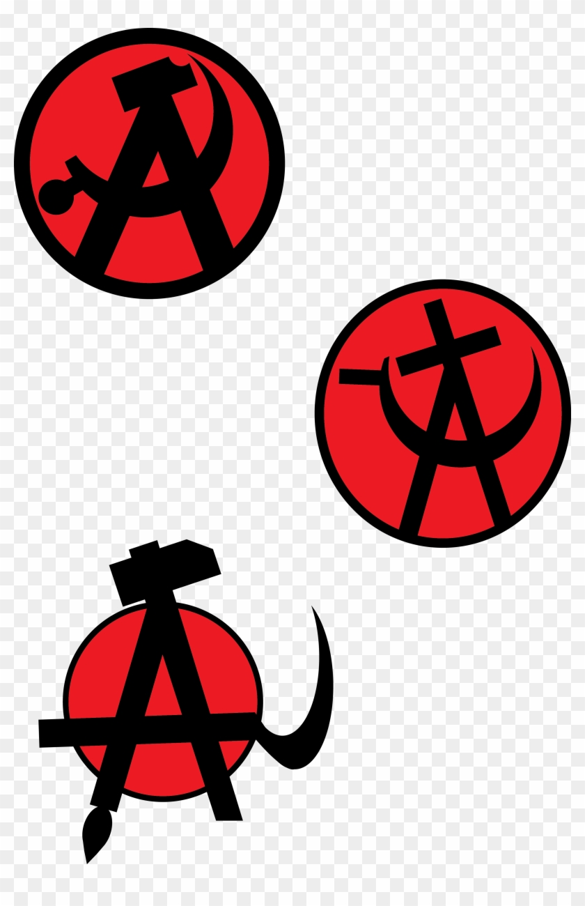 Anarchism - Ancom Symbol Clipart #3571790