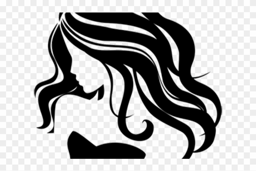 Dark Hair Clipart Cosmetology - Girl Icon Transparent Background - Png Download #3572079