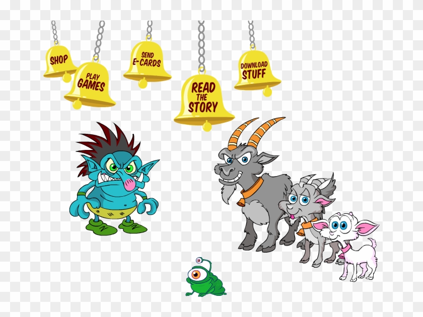 Jpg Royalty Free Stock Png Transparent Images Graphics - Three Billy Goats Gruff Clipart #3572113