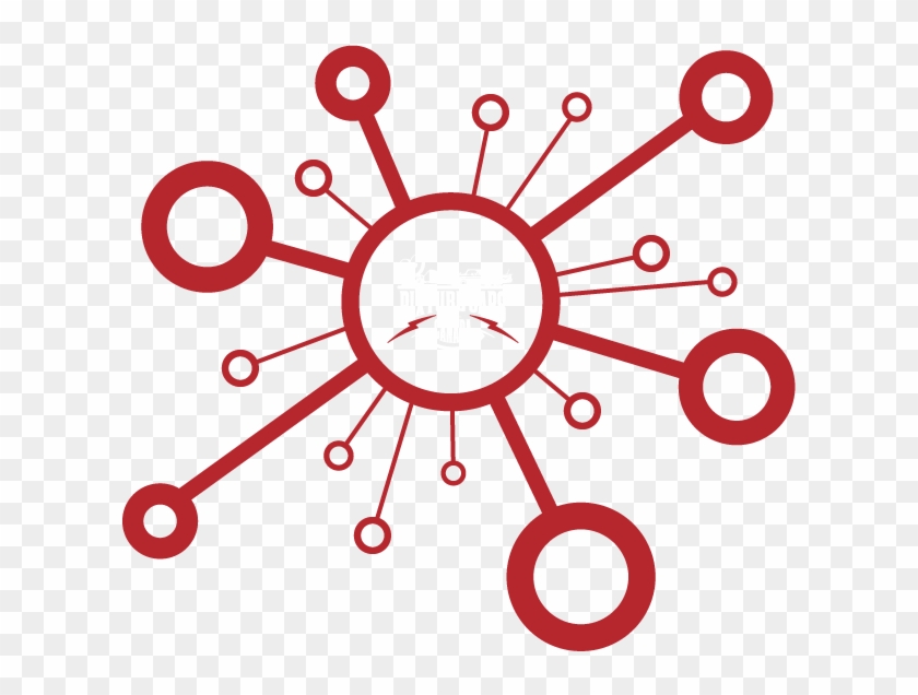 A Nation Wide Central Database That Connects Independent - Viral Marketing Vector Clipart