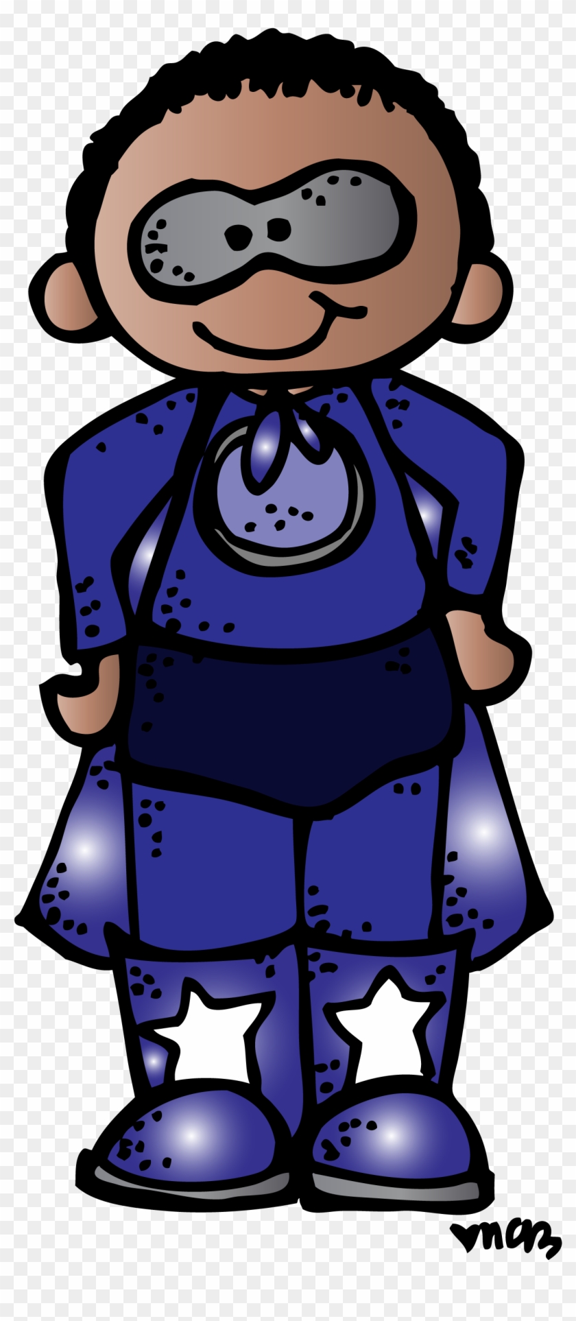 Batman Clipart Melonheadz - Melonheadz Gafetes Superheroes - Png Download