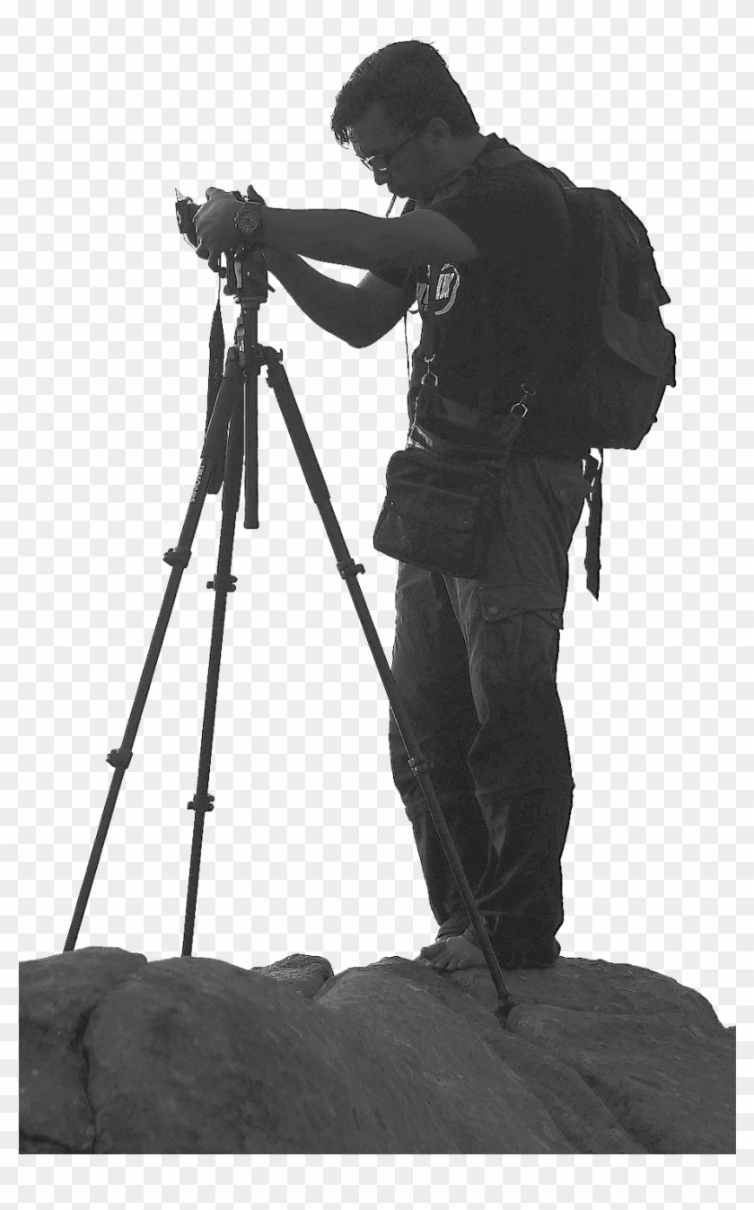 We Want To Help You Imagine - Photographers With Tripod Clipart