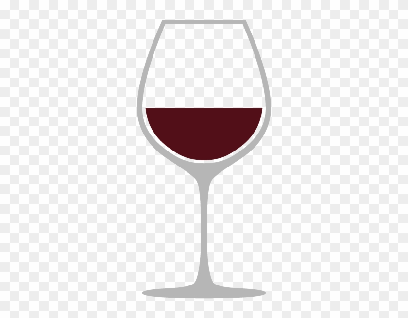 Burgundy Glass - Red Wine Glass Outline Clipart
