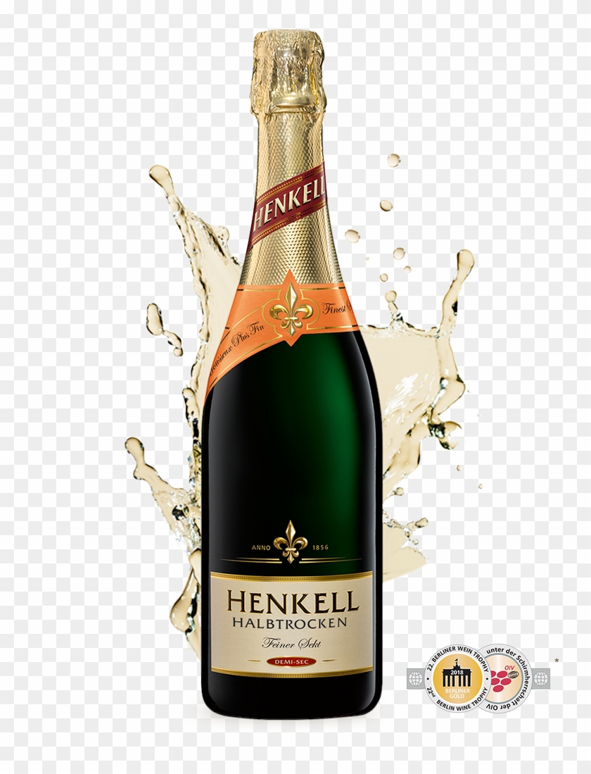 Henkell Halbtrocken - Champagne Henkell Clipart #3572923