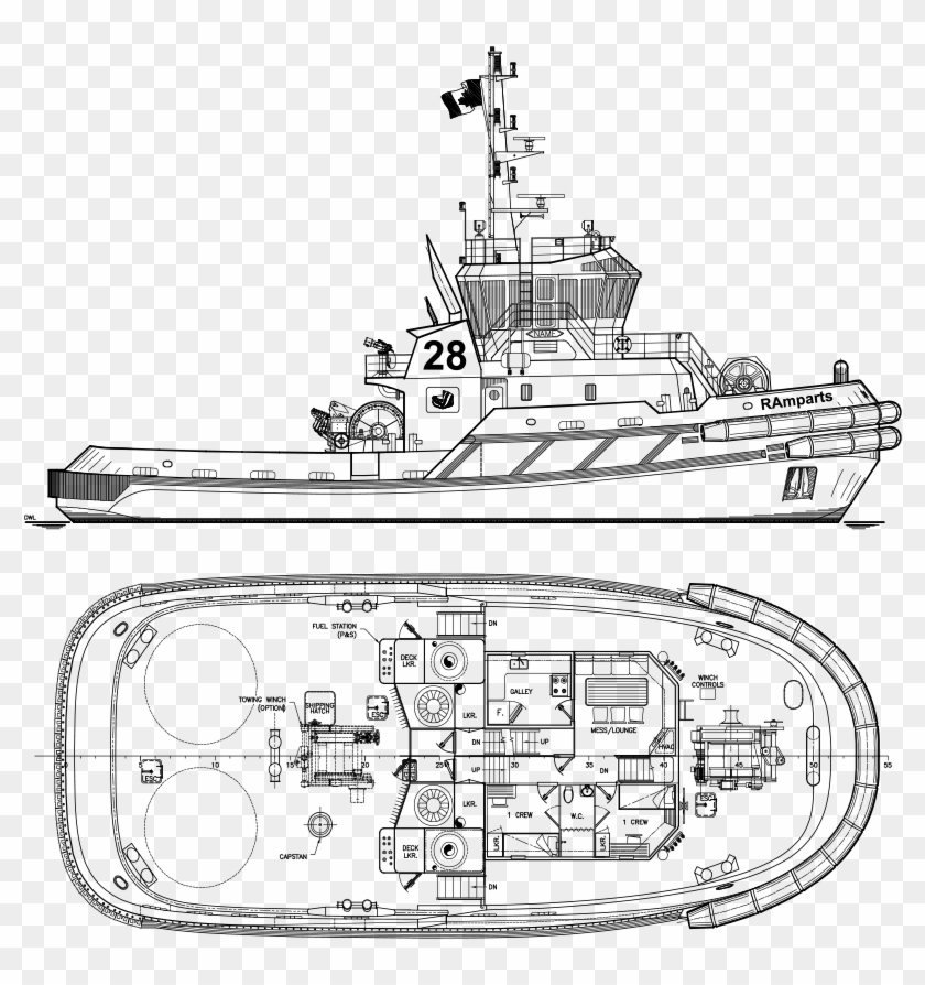 Its 04 Ramparts 2800 Ga 800 × 814 Bildepunkter - Robert Allen Design Tug Clipart