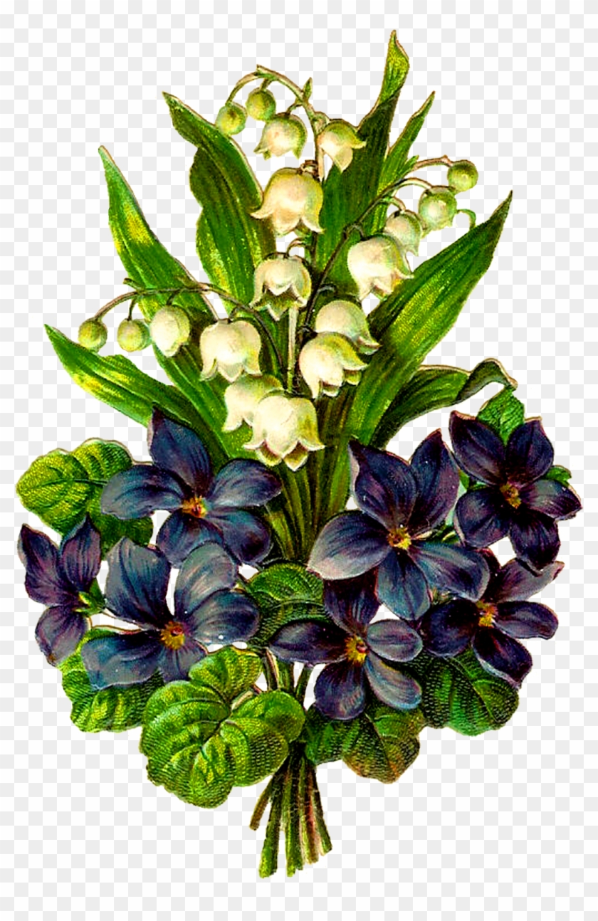 Digital Wildflower Download - Bouquet Clipart