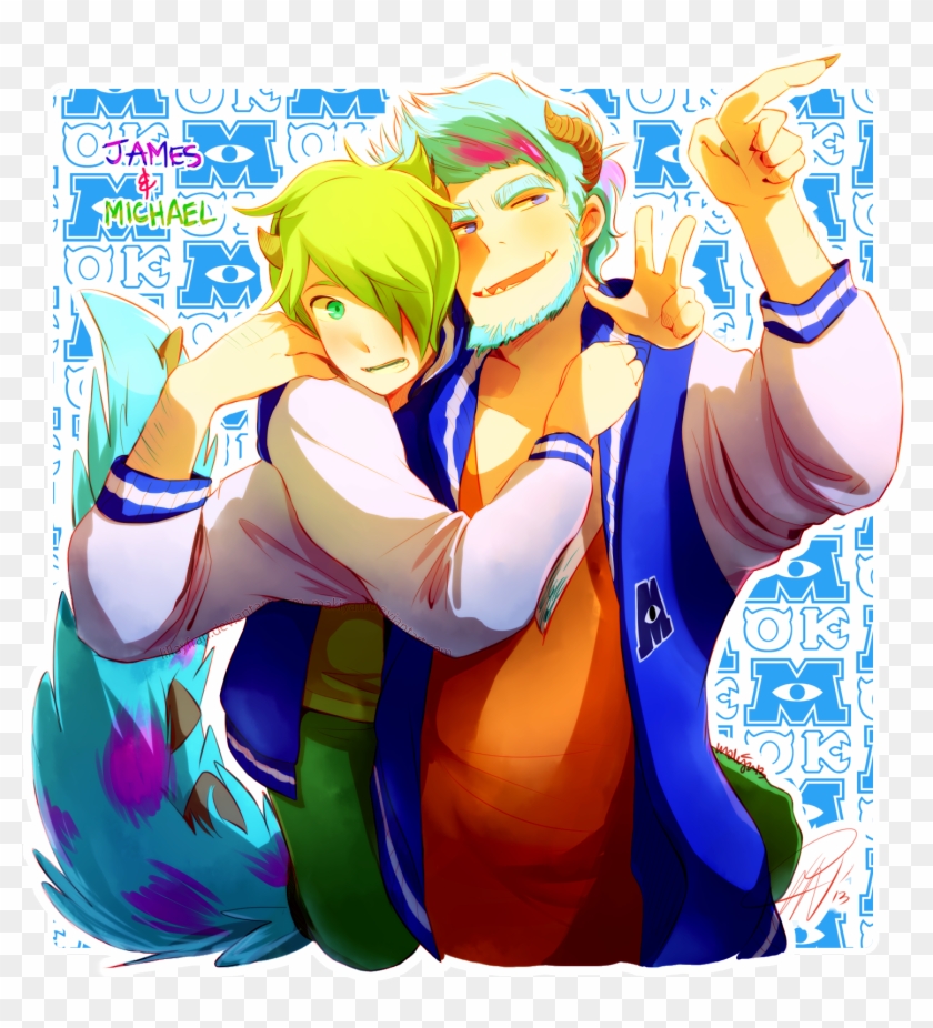 Danbooru - Monsters Inc Human Anime Clipart