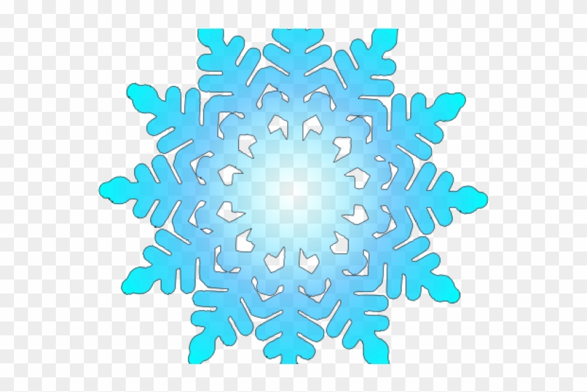 Simple Clipart Snowflake - Snowflakes Circle Png Transparent Png