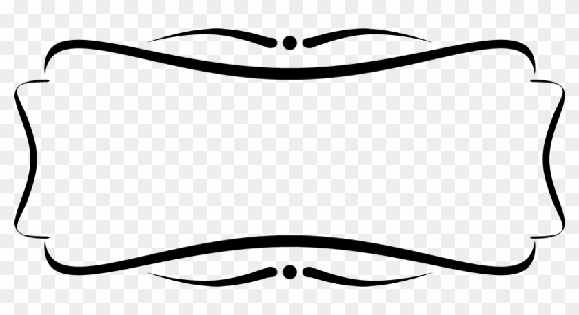 Rectangle Border Png - Outline Shape Badge Clipart