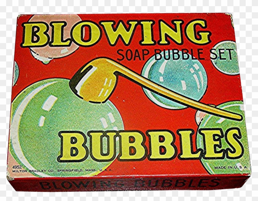 Milton Bradley Toy, Blowing Bubbles, Soap Bubble Set, Clipart #3575973