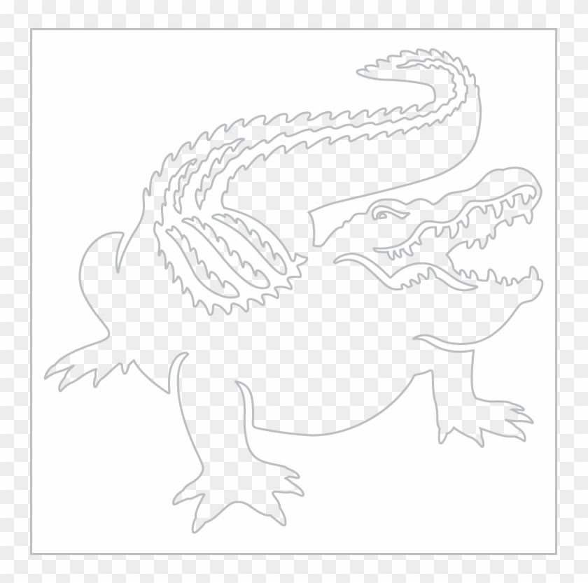 Saltwater Crocodile Clipart #3576157