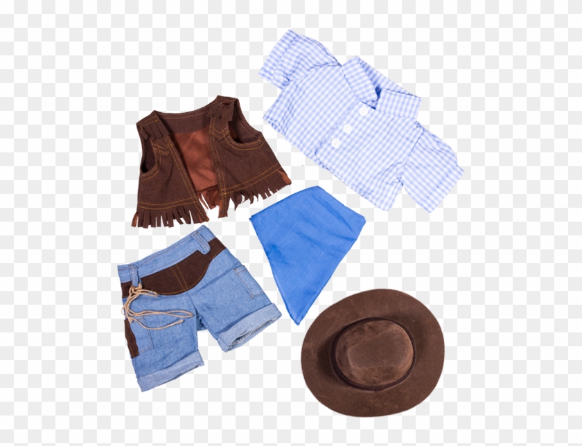 Cowboy Outfit With Cowboy Hat - Teddy Bear Clipart #3576708