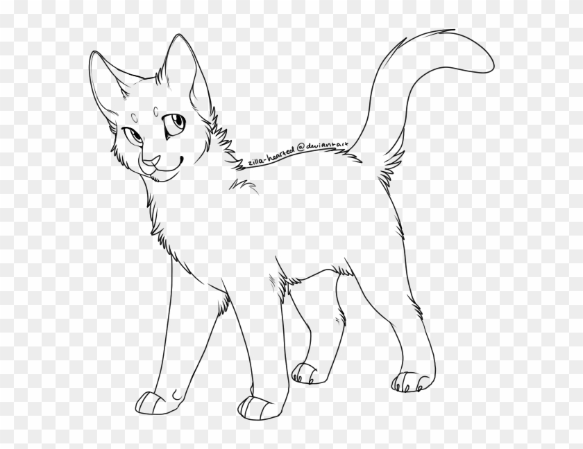 Cat, Line Art, Kitten Png Image With Transparent Background - Cat Free Line Art Clipart #3576797