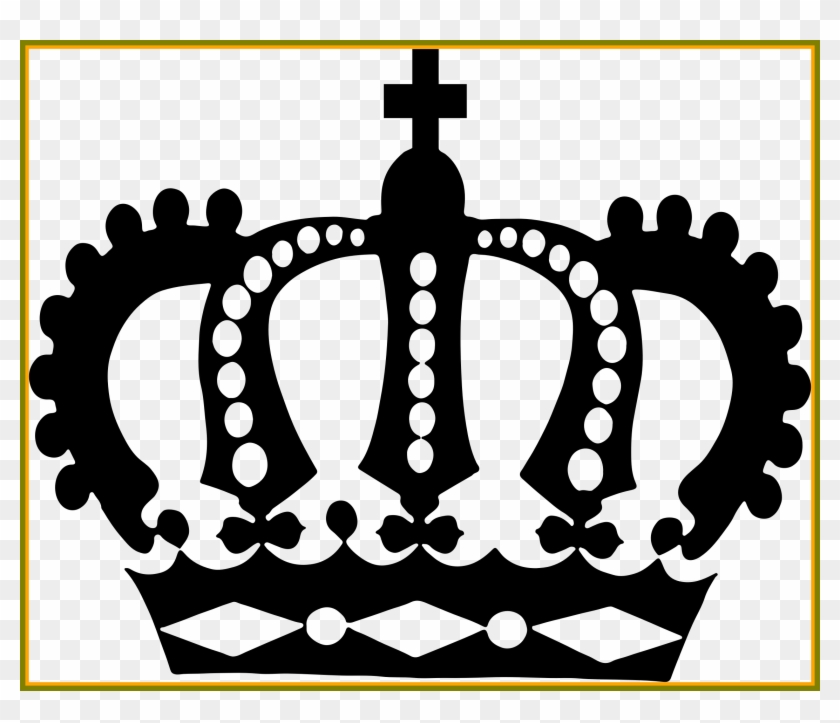 Fullsize Of Queen Crown Drawing - Royal Crown Silhouette Clipart
