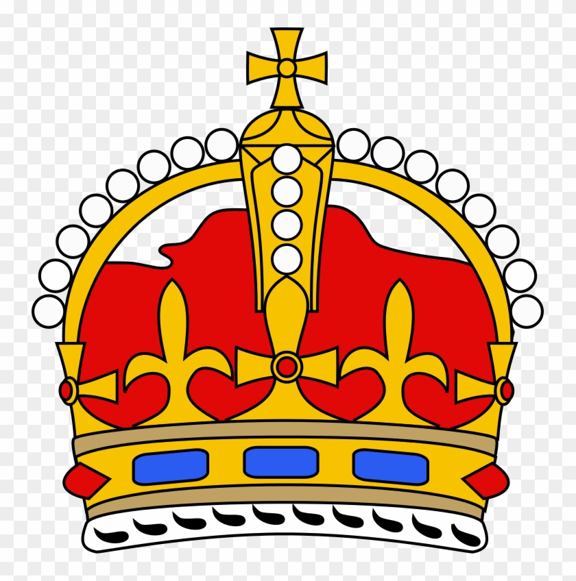 Royal Crown Curved Simple - Royal Crown Simple Clipart #3577131