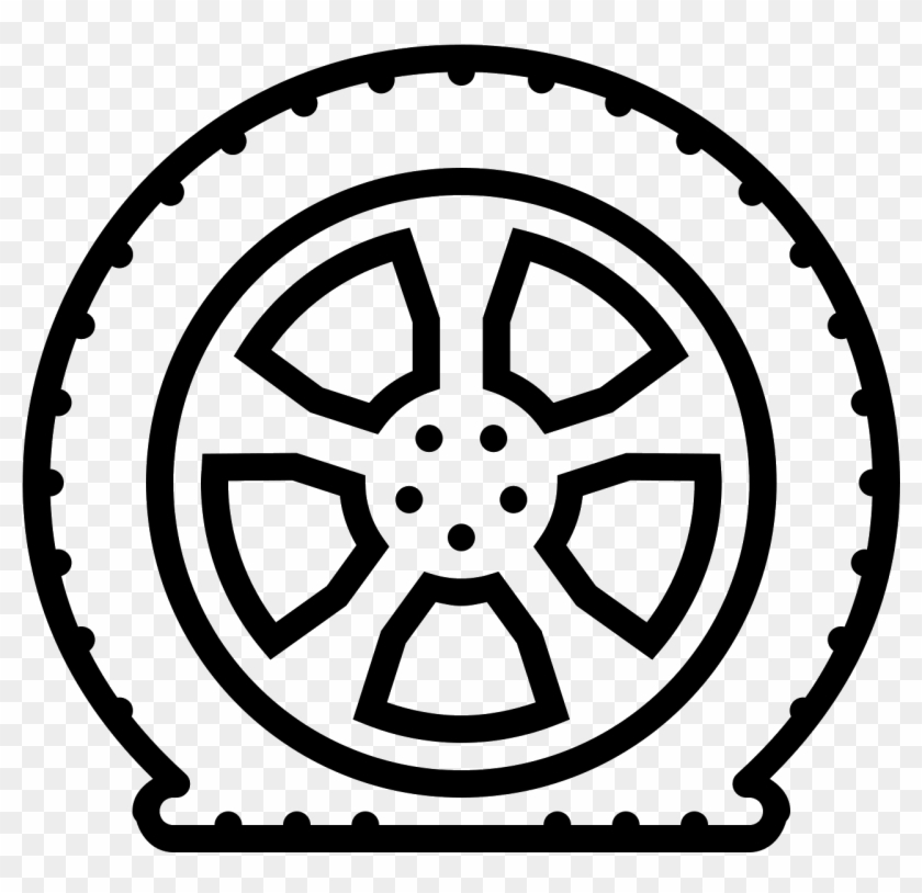 Flat Tire Drawing At Getdrawings - Unicorn Thank You Tags Free Clipart