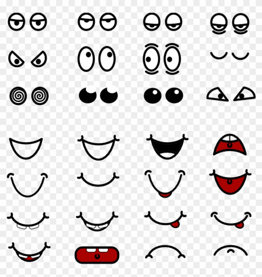Cartoon Eyes Clipart Thank You Clipart Hatenylo - Doodle Eyes - Png Download