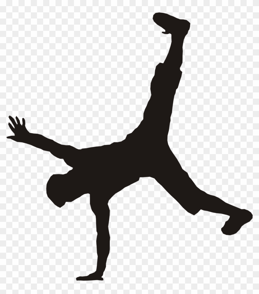 Break Dance Png, Hip Hop Png - Break Dancer Silhouette Clipart #3577596