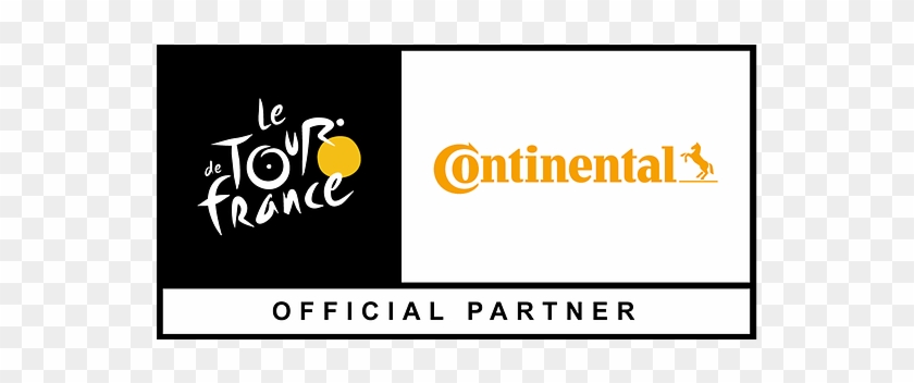 Continental Officiel Tour De Franc Partner - Graphic Design Clipart #3577929