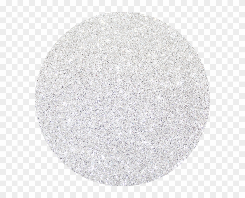 White Glitter Png - Circle Clipart