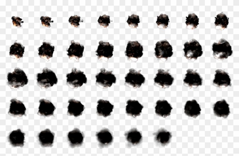 Animation Vector Smoke Transparent Clipart Free Download - Smoke Particle Sprite Sheet - Png Download