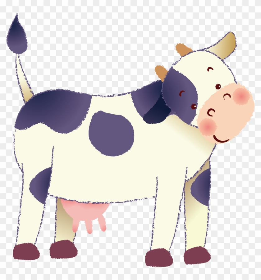 Cow Vector Png - Cartoon Clipart #3578097