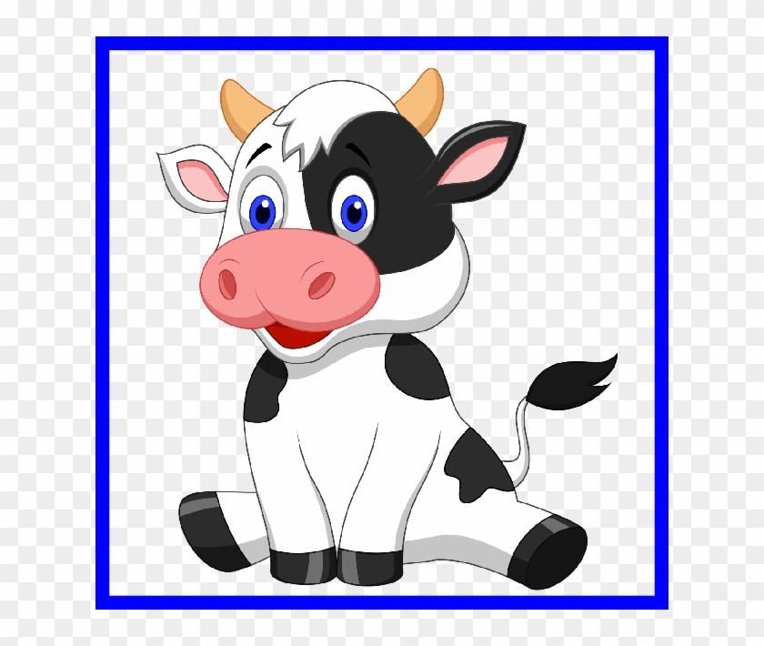 Clipart Cow Transparent Background - Baby Cow Clipart - Png Download