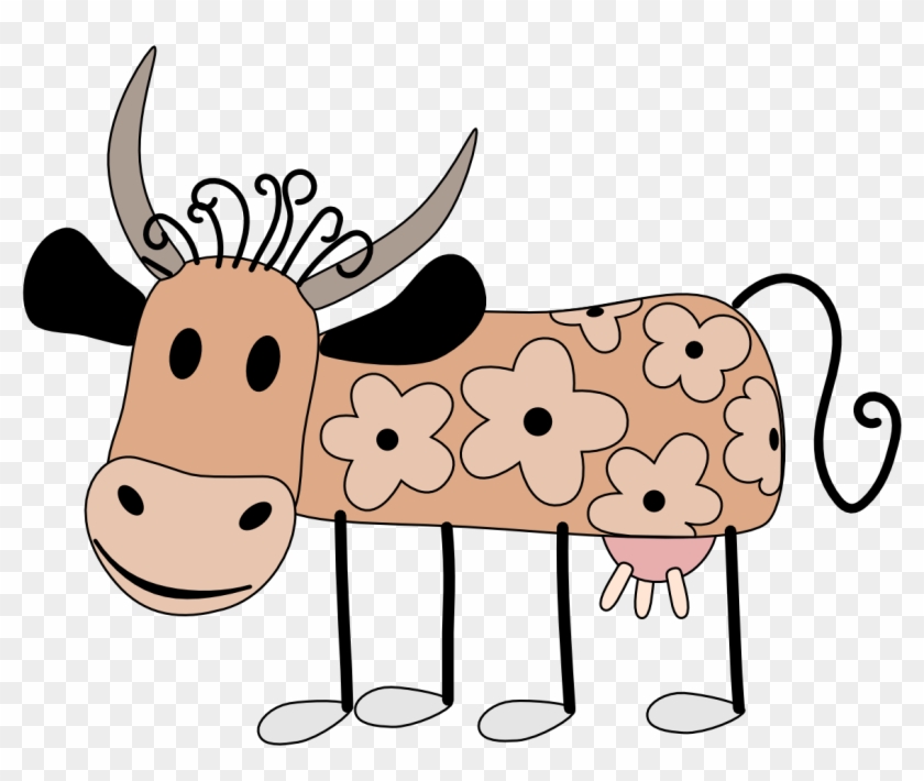Cool Calves - Vacas De Diferentes Colores Clipart #3578345